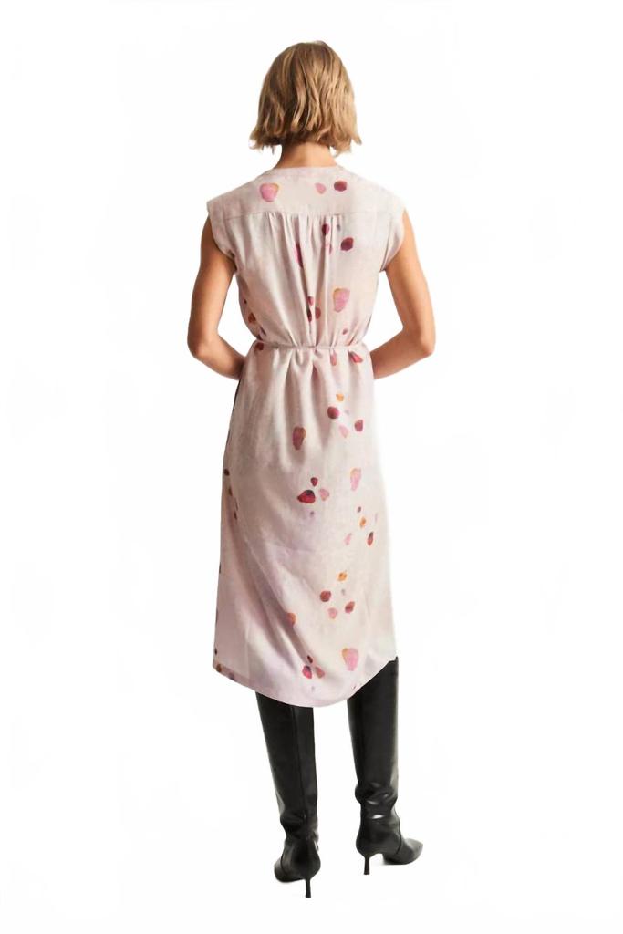 RAQUEL ALLEGRA Zaire Dress In Petal Pink