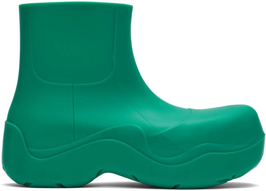Bottega Veneta Green Puddle Boots 1