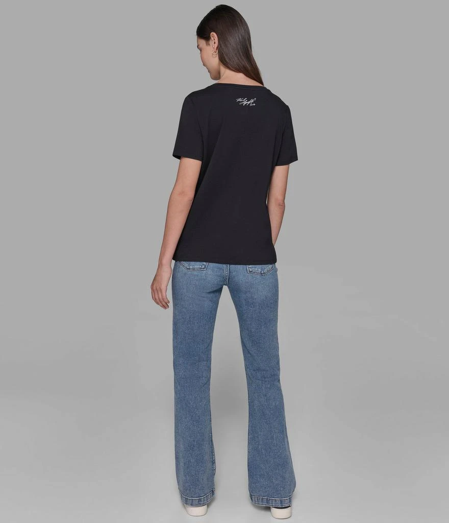 Karl Lagerfeld Paris MULTI COLOR EMBELLISHED TEE 2