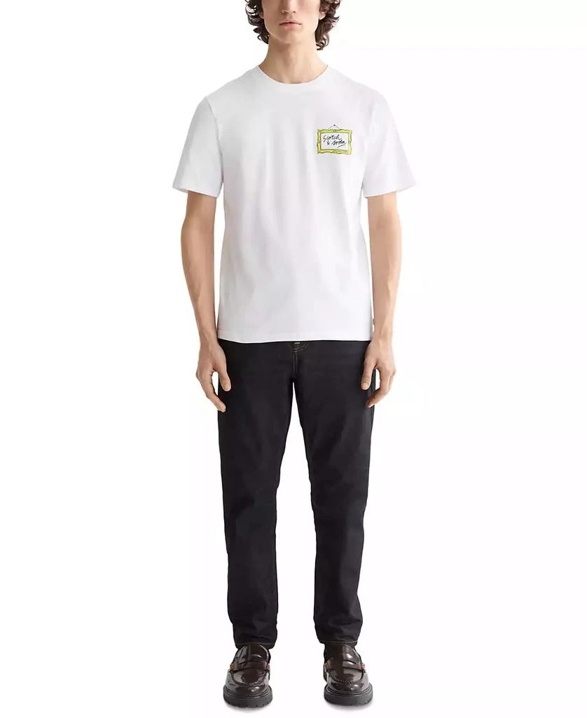 Scotch 
Soda Men
s Short Sleeve Screen Print Logo Graphic T-Shirt 2
