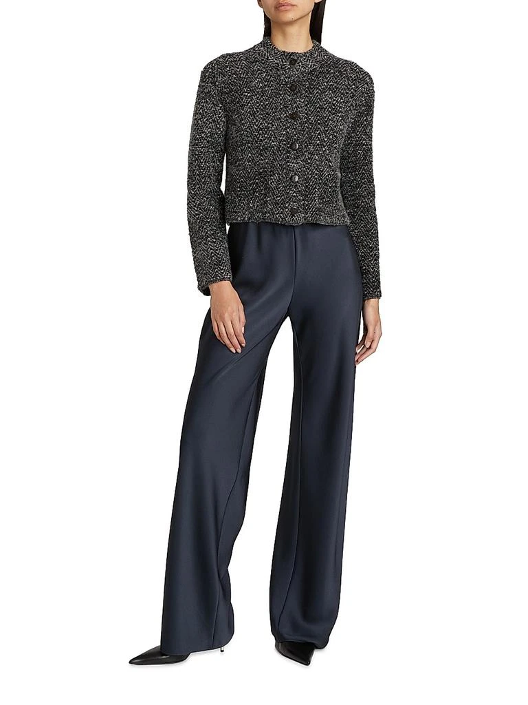 Vince Herringbone Textured Cardi Jacket 2