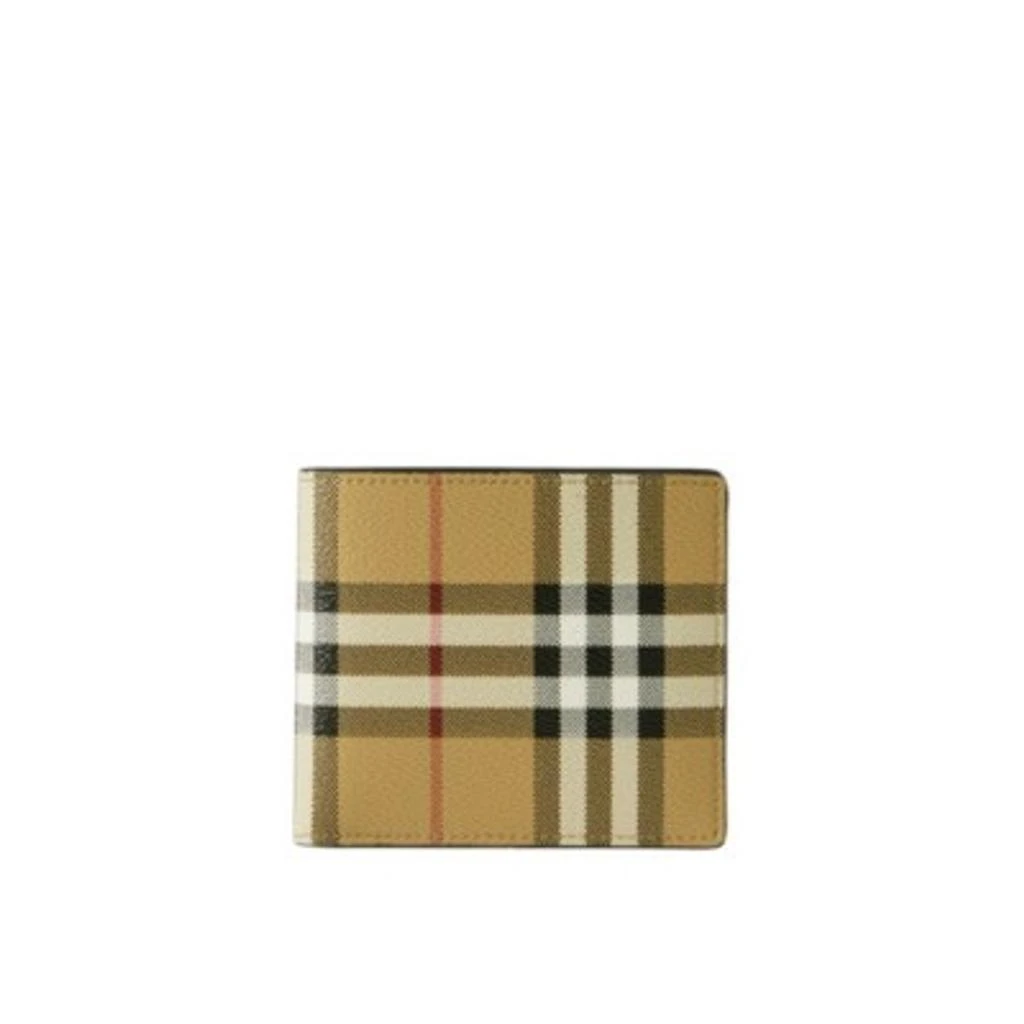 Burberry Check bifold coin wallet 1