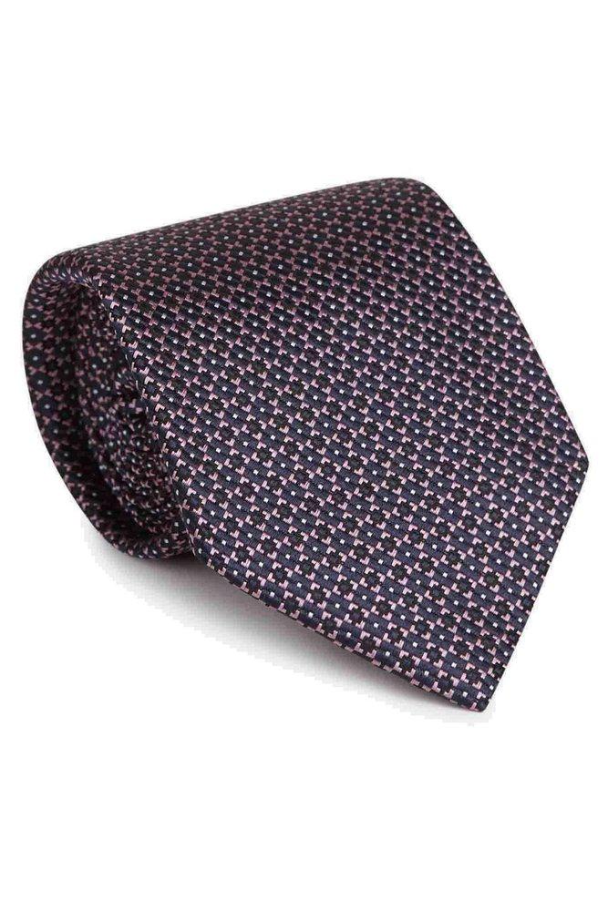 Zegna Zegna Jacquard Pointed Tip Tie