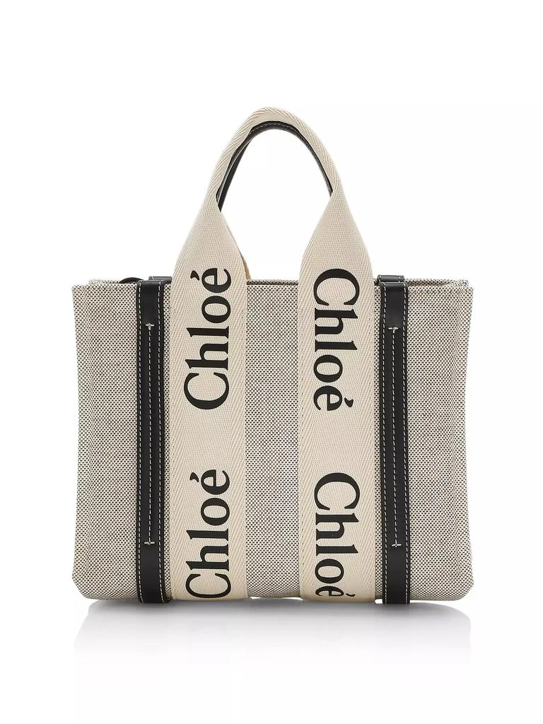 Chloé Small Woody Canvas Tote 1