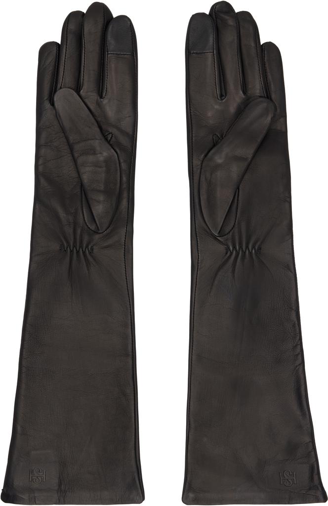 Handsome Stockholm Black Essentials Long Gloves