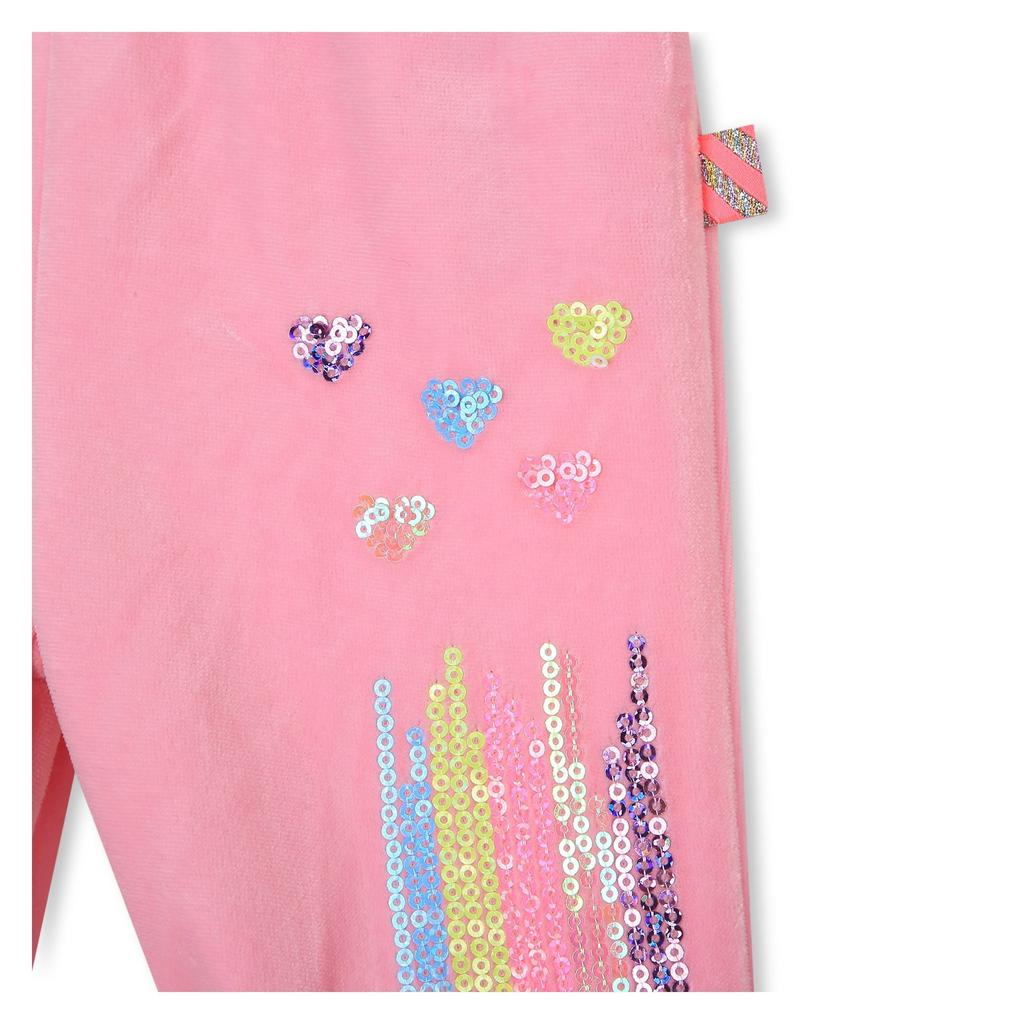 Billieblush Pink Rainbow Side Stripe Sweatpants