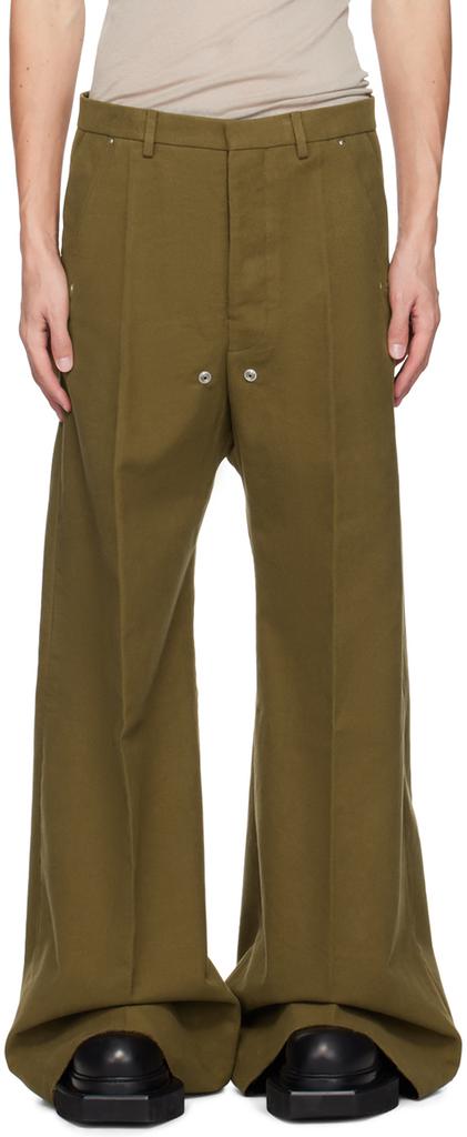 Khaki Tailored Bela Trousers – On Sale Now with Up to 78