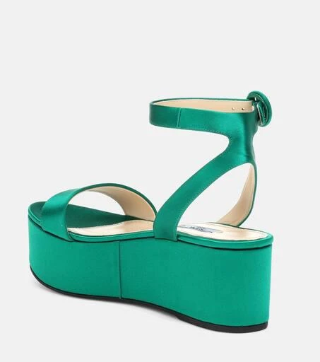 Prada Satin platform sandals 3