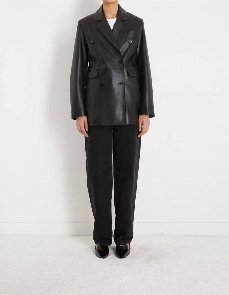 Loulou de Saison Loulou De Saison - Benetra Heavy Leather Blazer