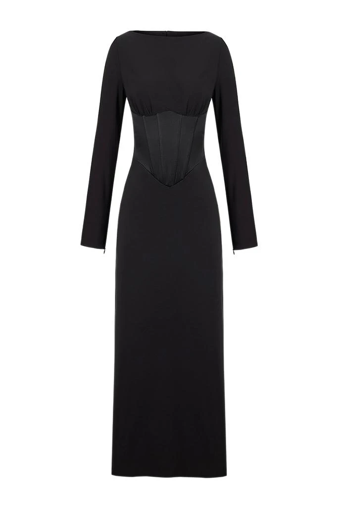 Nocturne Satin Corset Dress 1