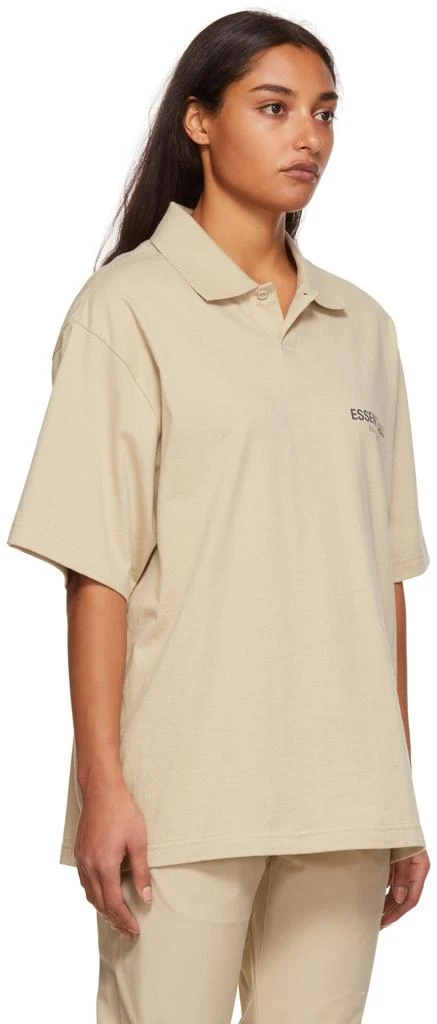 Essentials SSENSE Exclusive Beige Jersey Polo 2