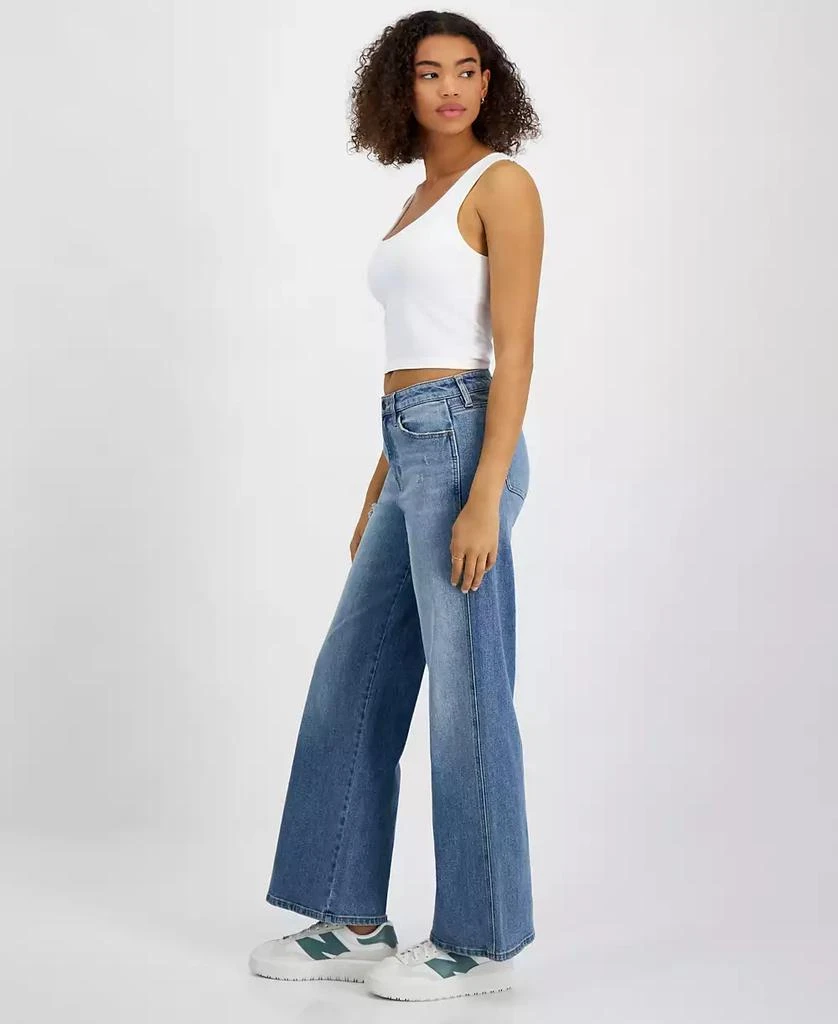 Celebrity Pink Juniors' High-Rise Curvy Wide-Leg Jeans 2