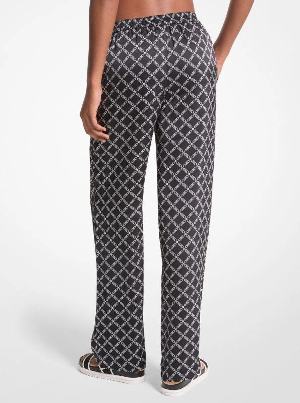 Michael Kors Empire Logo Satin Pajama Pants 2