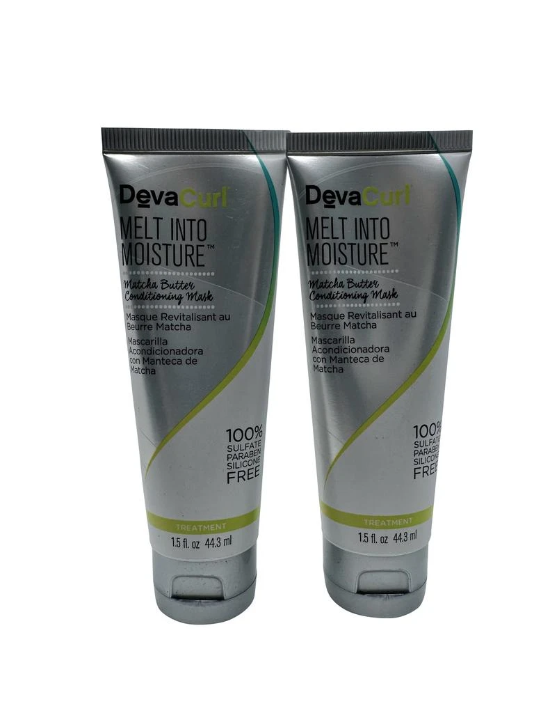 DevaCurl Melt Into Moisture Miracle Butter Conditioning Mask 1.5 OZ Set of 2 1