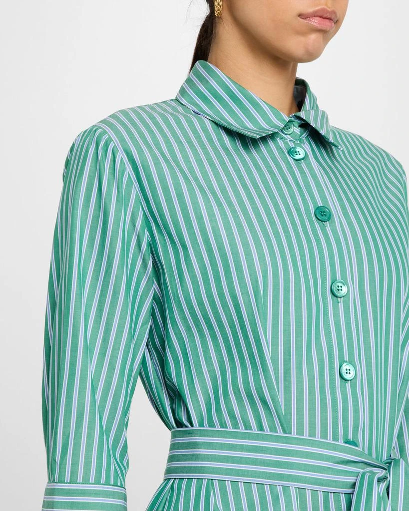 Evi Grintela Valerie Striped Cotton Midi Shirtdress 4