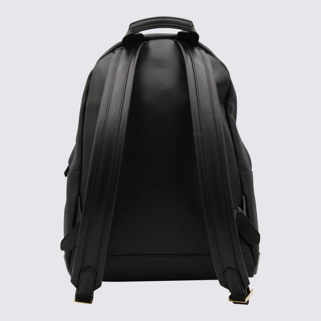 Tom Ford Tom Ford Black Leather Backpack 1