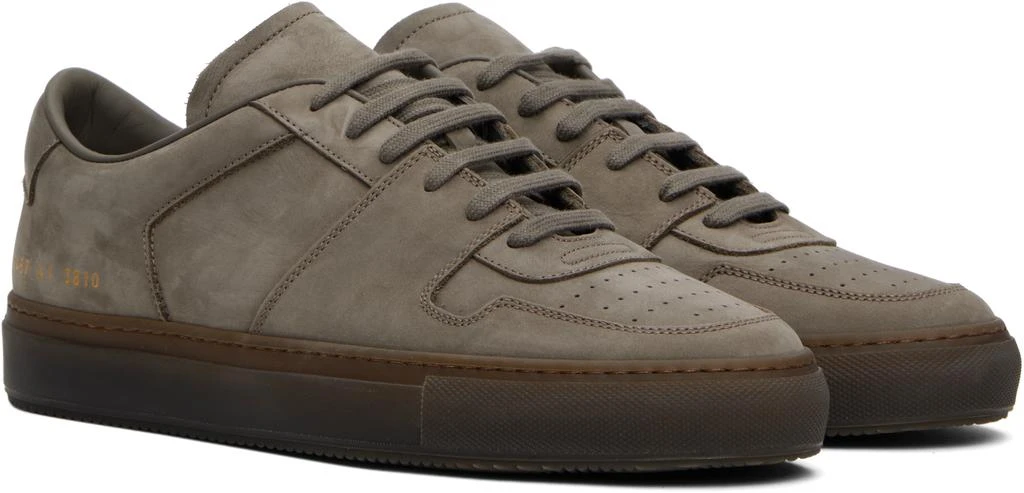 Common Projects Taupe Decades Sneakers 4
