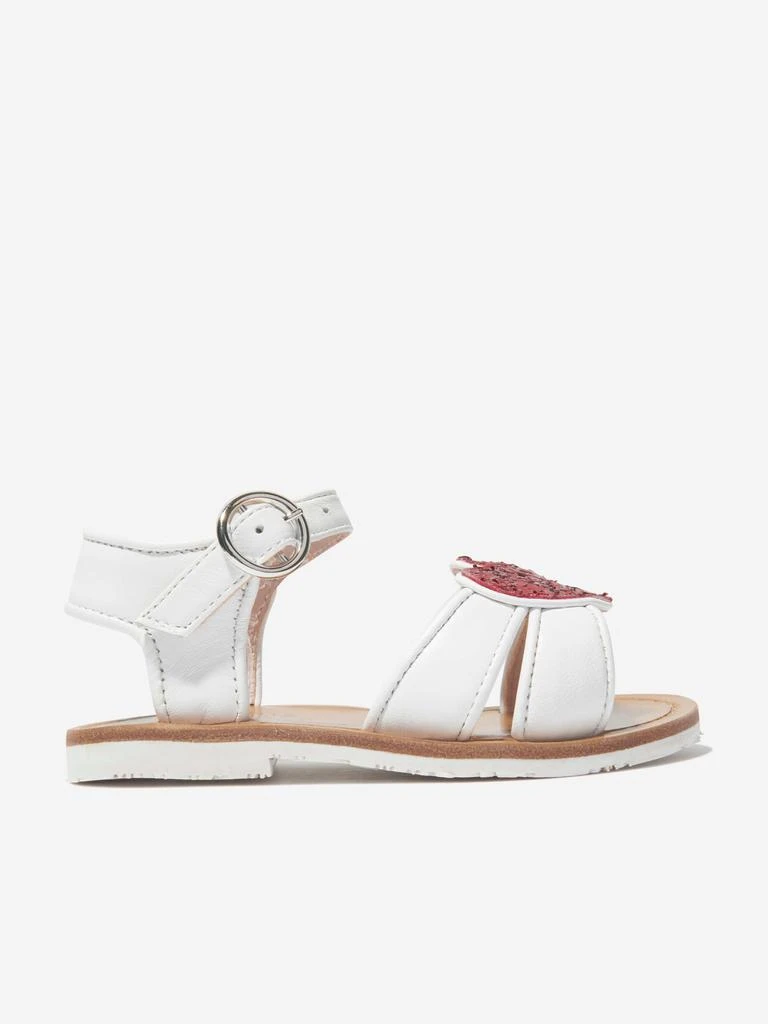 Sophia Webster Sophia Webster Girls Amora Sandals in White 1