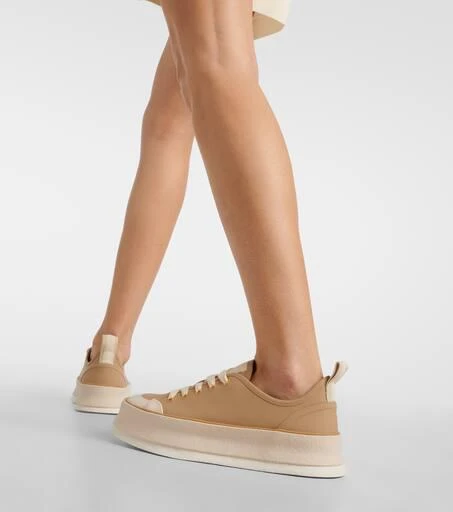 Max Mara Leather platform sneakers 7