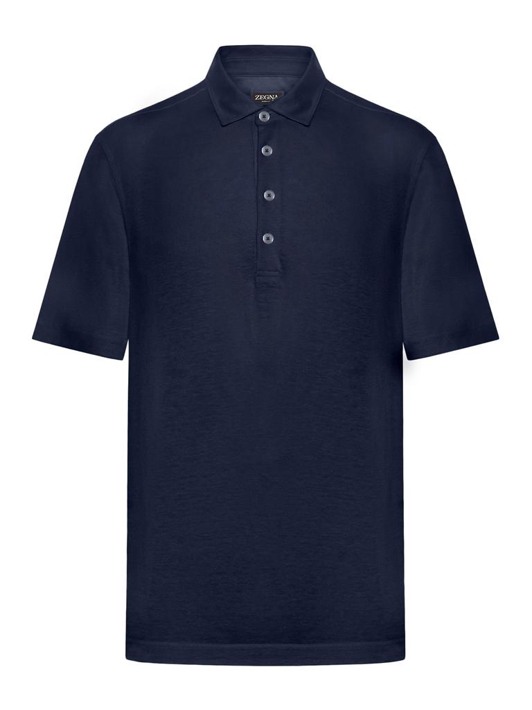 Zegna SHORT SLEEVE LINEN POLO