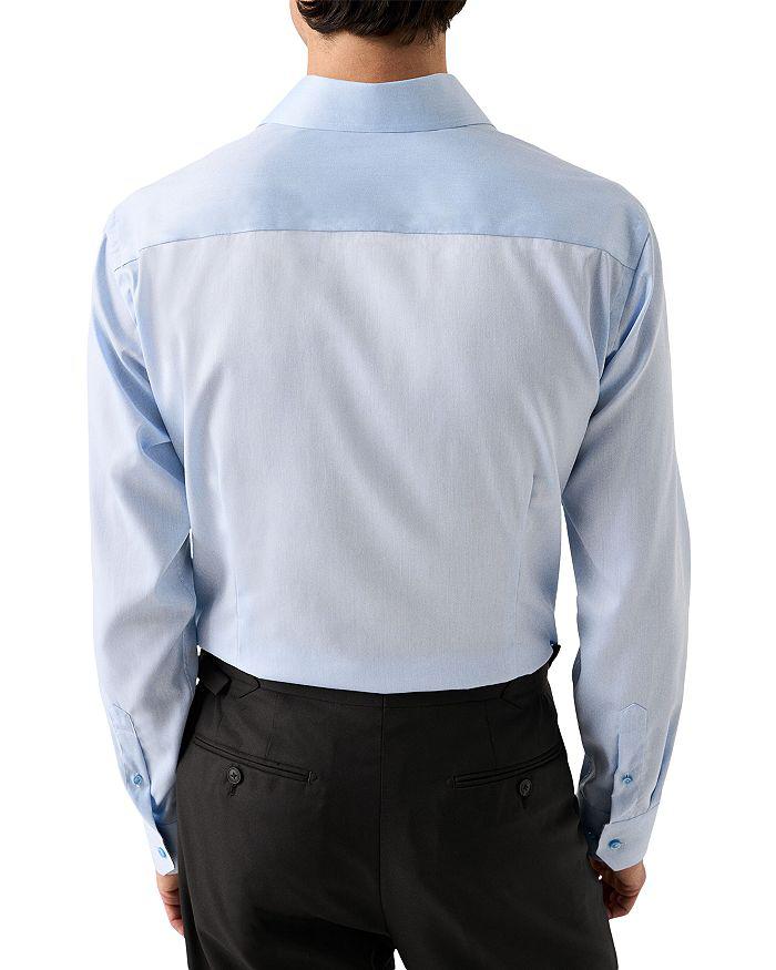 Eton Slim Fit Solid Shirt w Geometric Detail