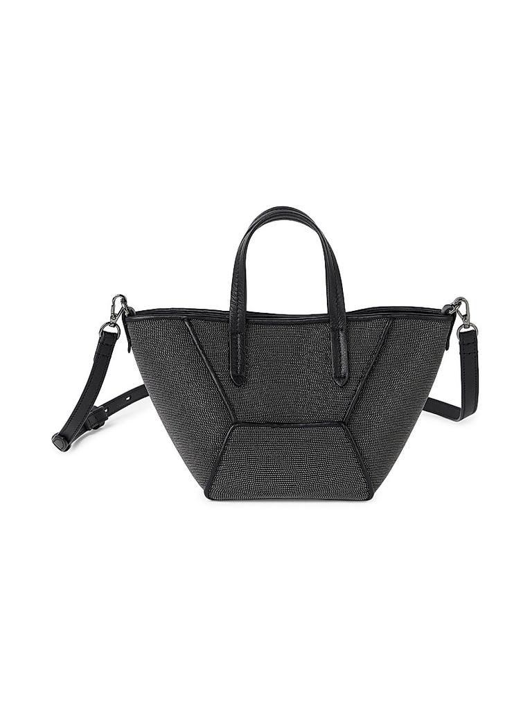 専用品クリスチャンルブタン Paloma python Small Tote Paloma mini - Top handle bag - Grained calf leather and