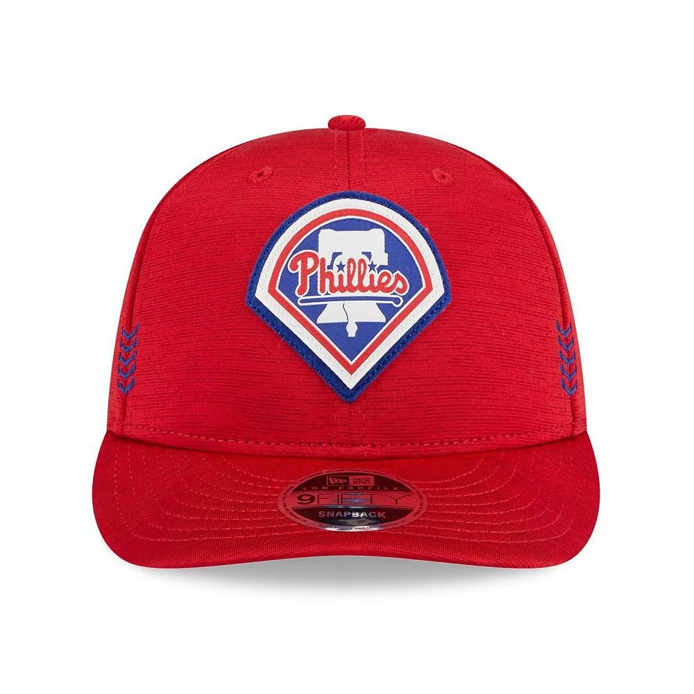 New Era Men's Red Philadelphia Phillies 2024 Clubhouse Low Profile 59FIFTY Snapback Hat 2