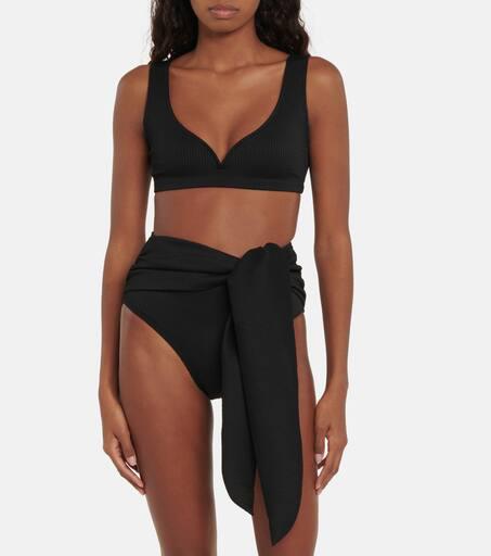Alexandra Miro Kamala ribbed bikini top