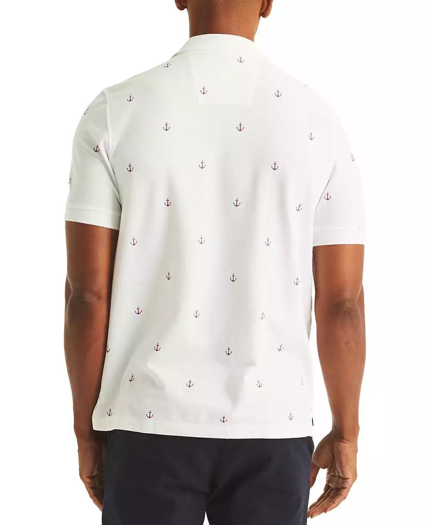 Nautica Men's Classic Fit Deck Printed Performance Polo Shirt
