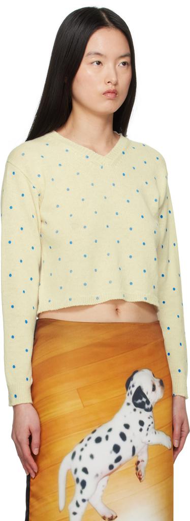 Ashley Williams Off-White Molly Knit Sweater