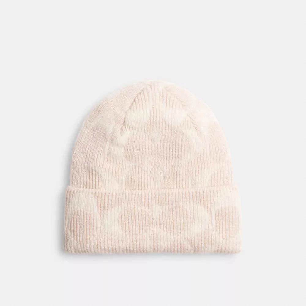 Coach Signature Knit Beanie
