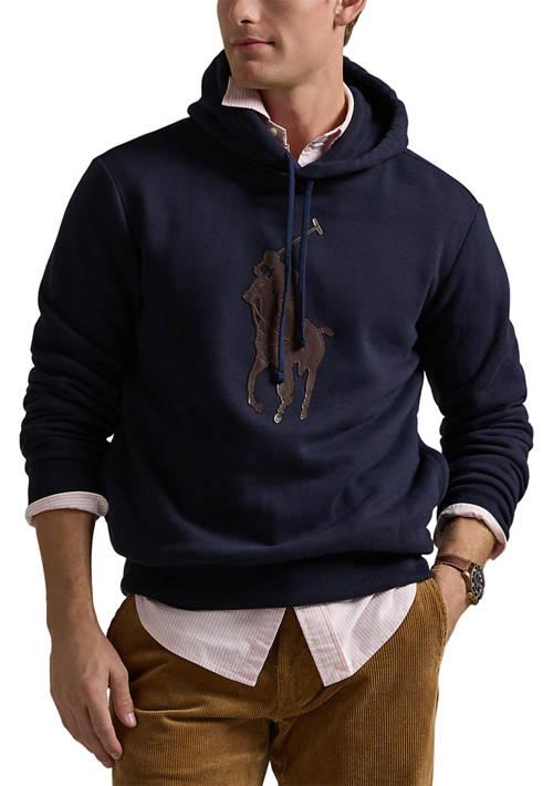 Ralph Lauren Ralph Lauren Leather Pony Fleece Hoodie