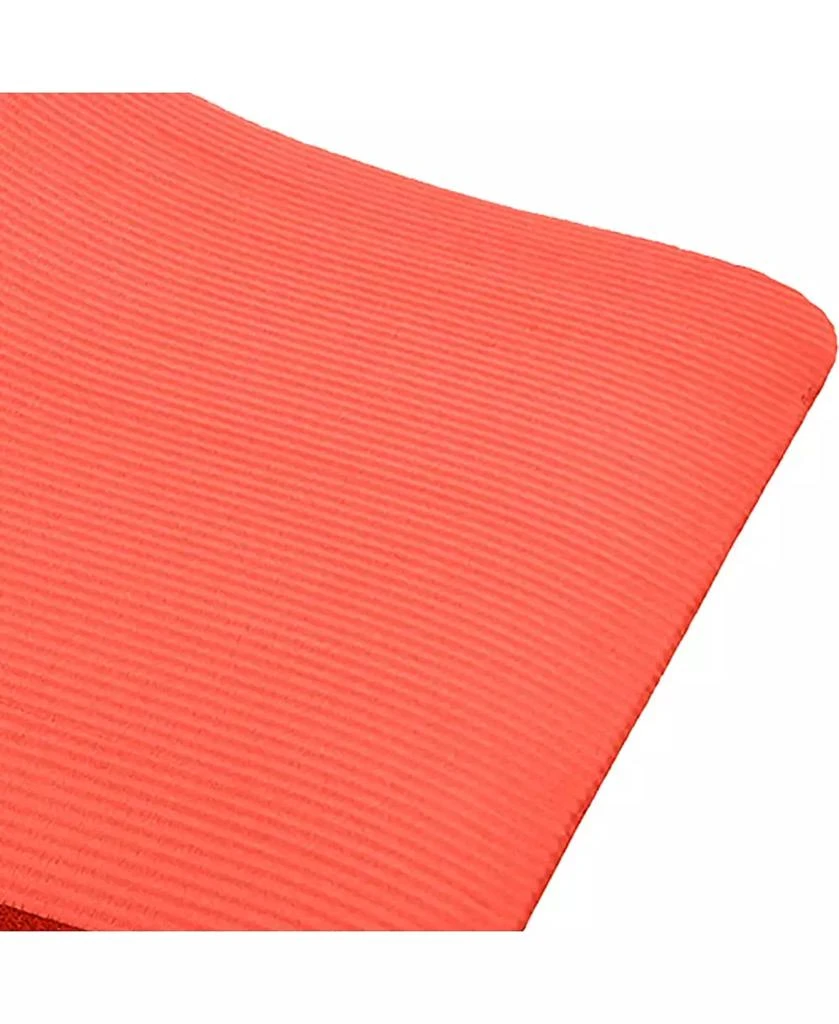 BalanceFrom Fitness GoCloud 1" Extra Thick Exercise Mat w/Carrying Strap, Red 9