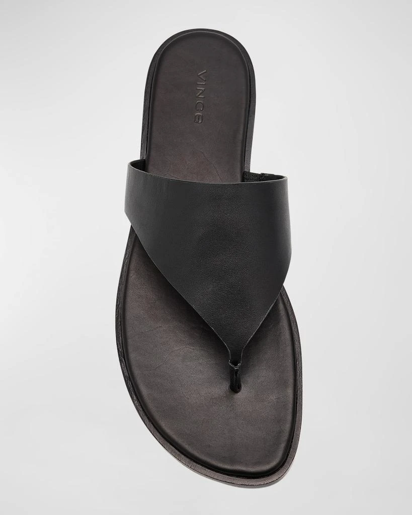 Vince Ellis Leather Slide Sandals 6