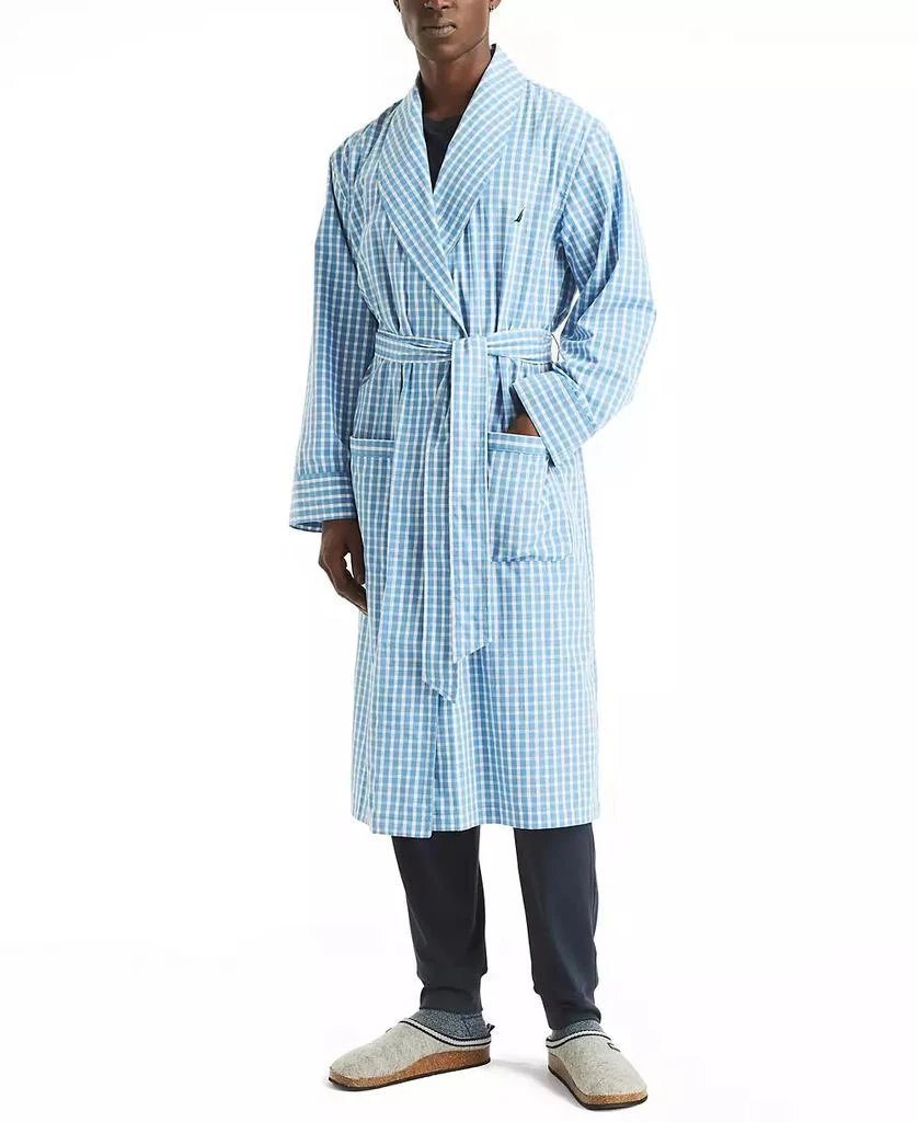Nautica Men's Crafted Plaid Robe 1