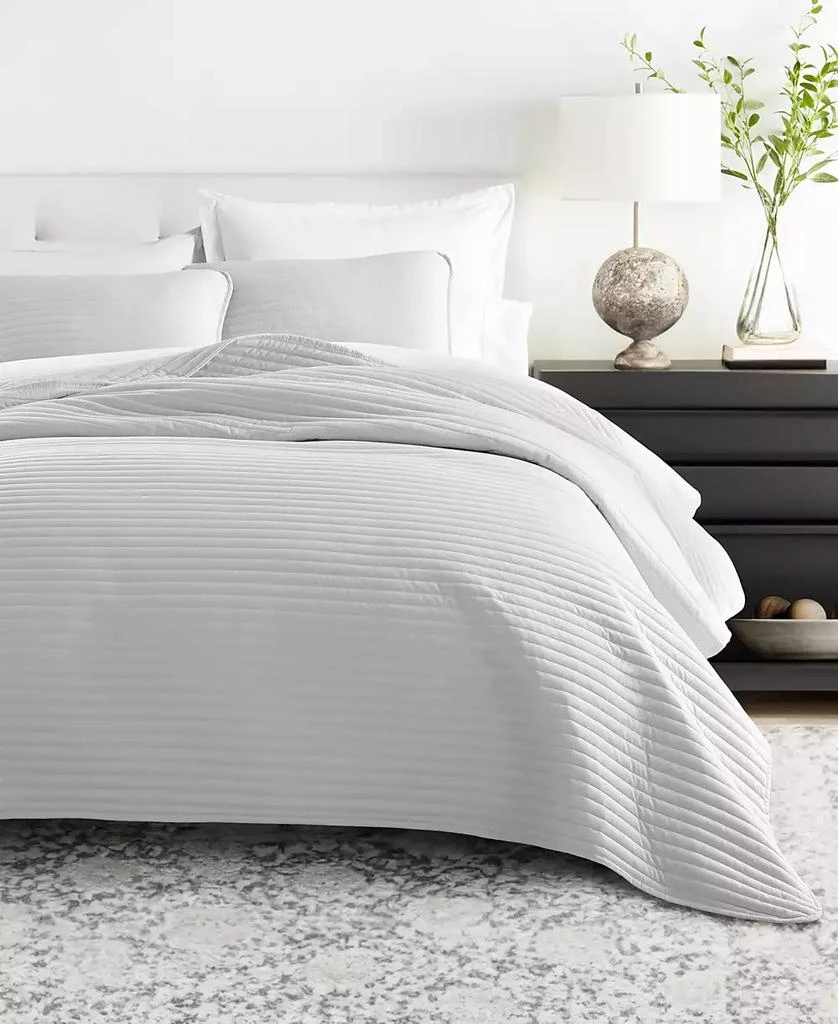 IENJOY HOME Stripe Stitch 2-Pc. Quilt Set 9