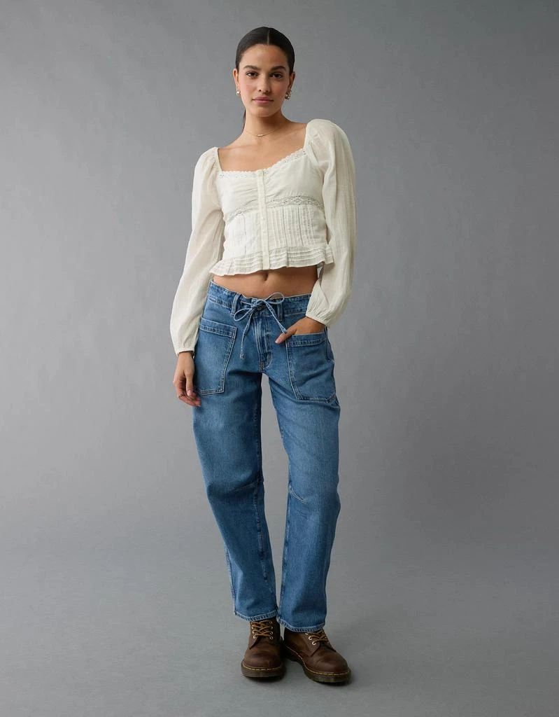 AE AE Long-Sleeve Cinched Blouse 5