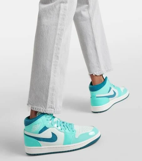 NIKE Air Jordan 1 SE leather sneakers 4