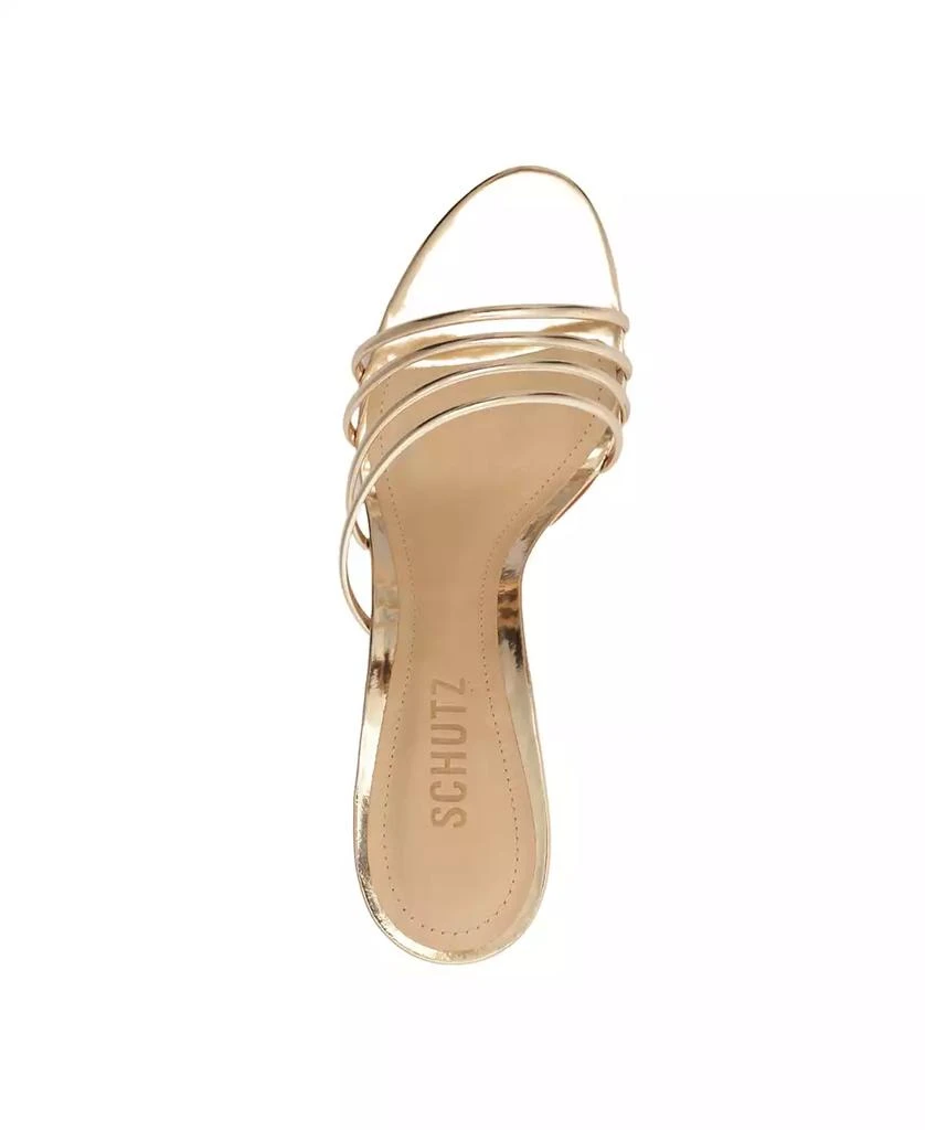Schutz Women's Inez Kitten Heel Sandals 4