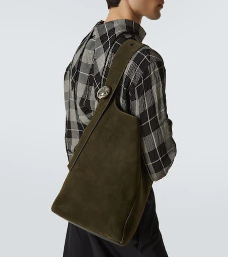Loewe Pebble Large suede bucket bag 2