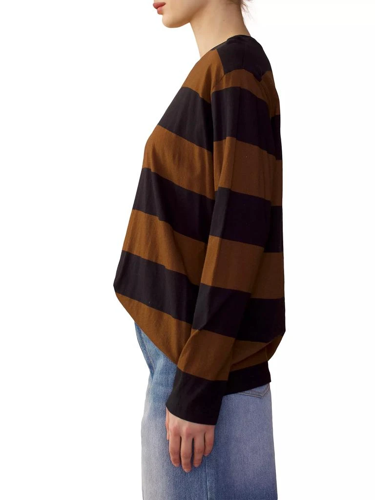 Cynthia Rowley Striped Long-Sleeve T-Shirt 2