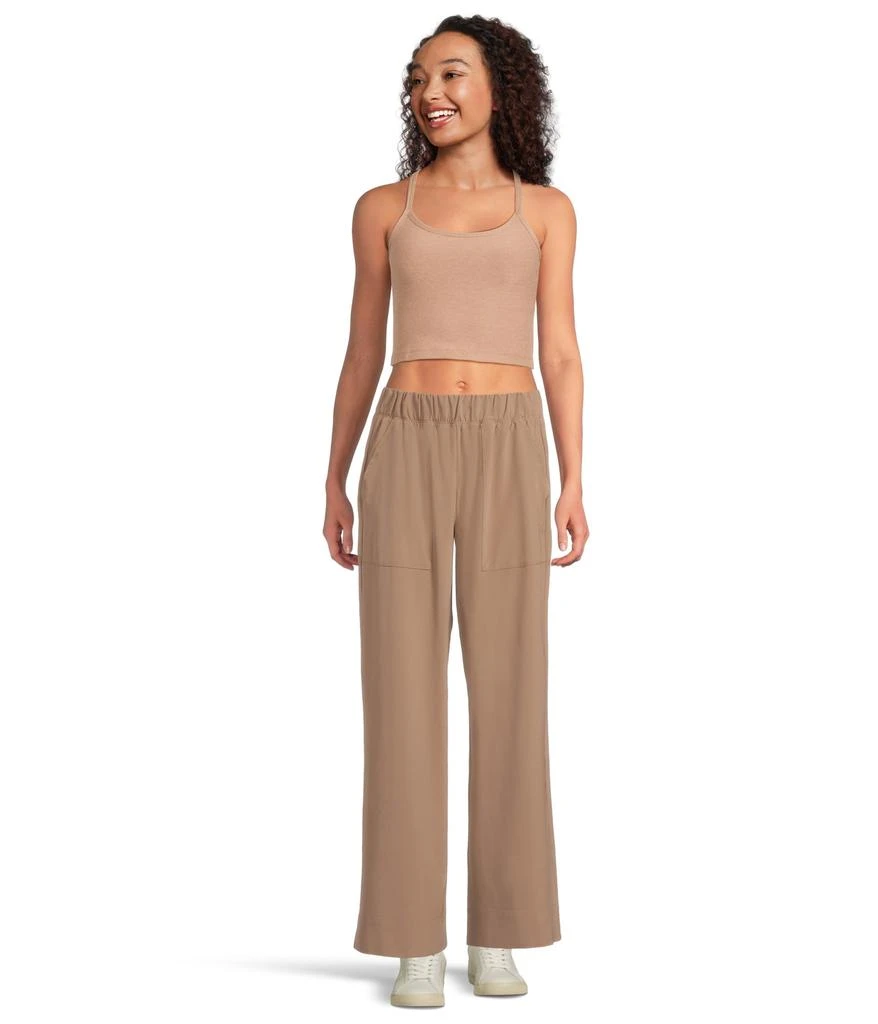 Beyond yoga Stretch Woven Wide Leg Pants 5