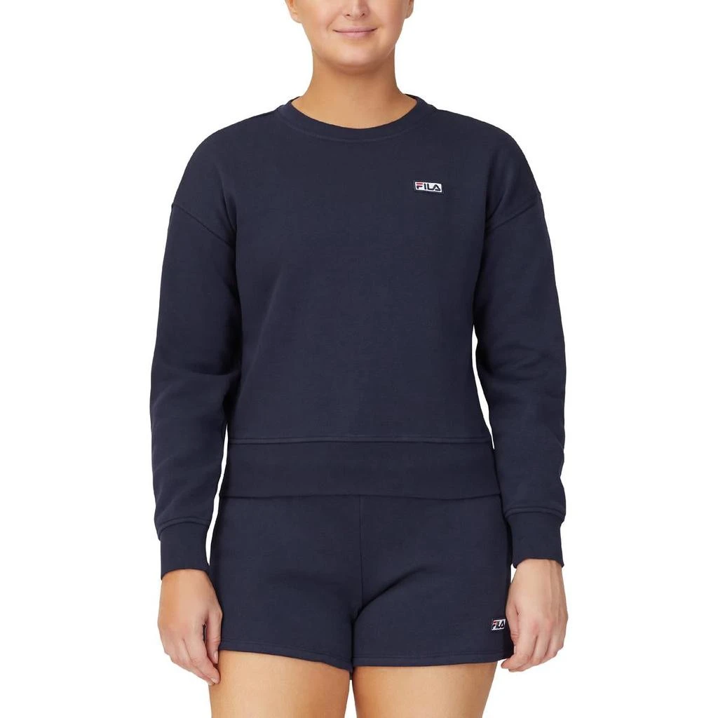 Fila Fila Stina Women's Fleece Lined Crewneck Athletic Pullover Sweatshirt 3