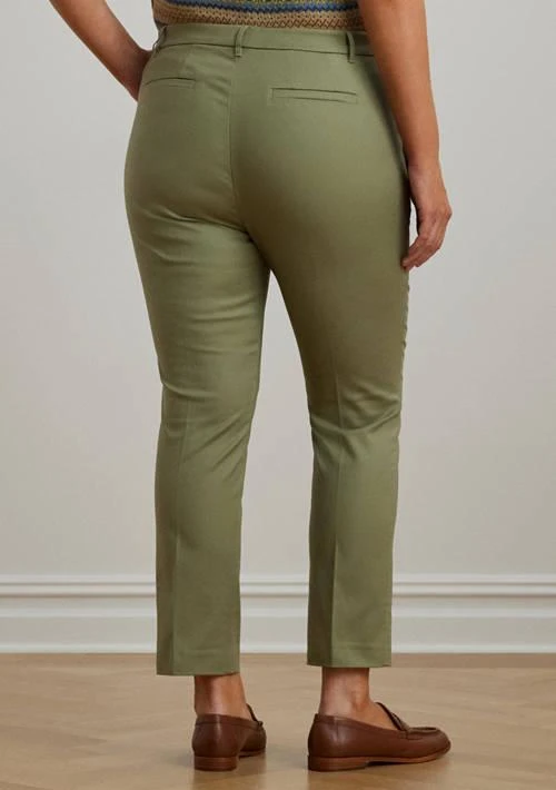 Ralph Lauren Ralph Lauren Plus Size Stretch Cotton Blend Pants 2