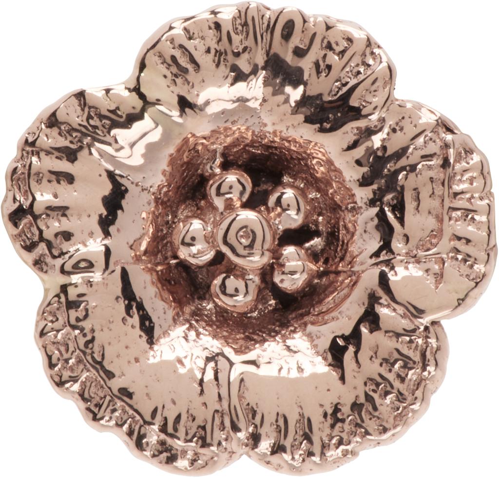 Bernard James Rose Gold FLORA Petunia Single Earring