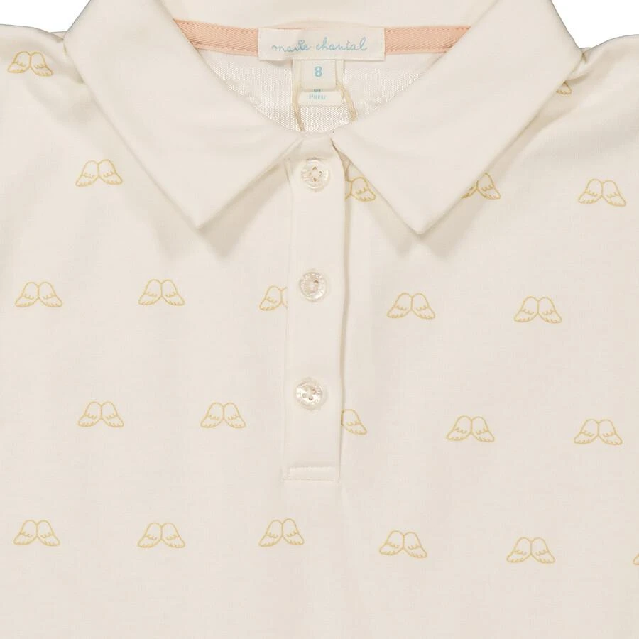 Marie Chantal Kids Angel Wing Printed Polo Dress 2