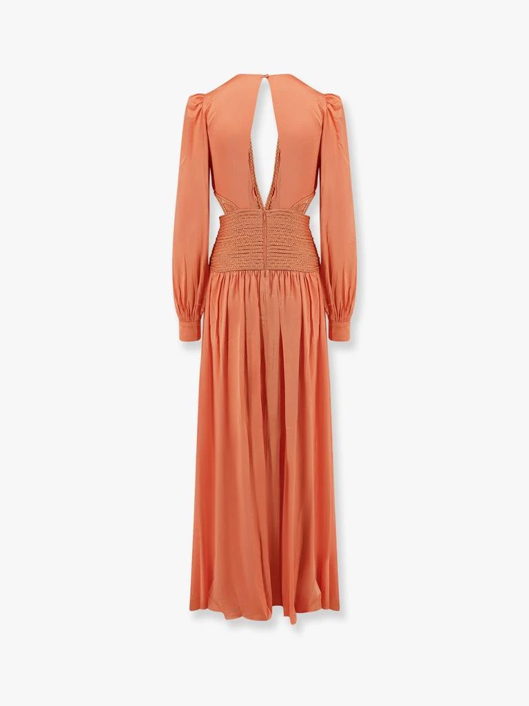 PatBO Satin sunset long dress with cut-out details 5