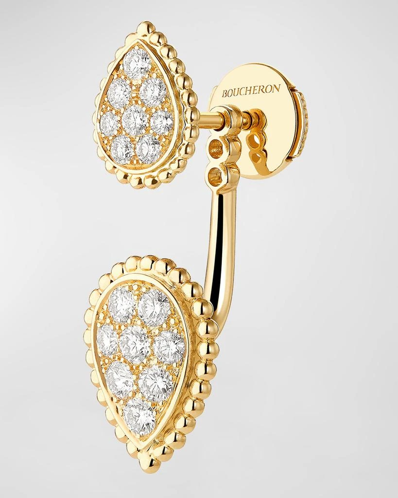 Boucheron Serpent Bohème 18K Yellow Gold Diamond Single Earring 2