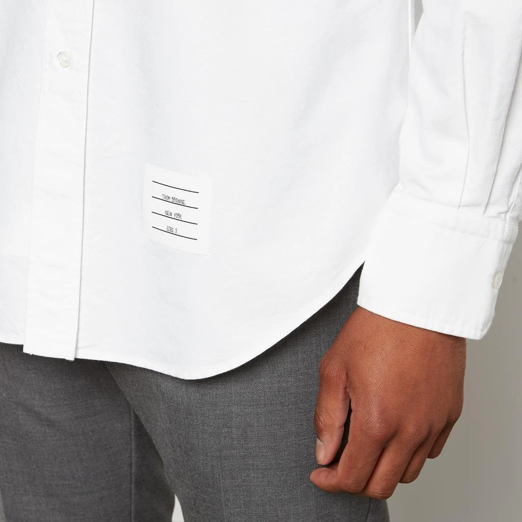 Thom Browne Men's Classic Fit Oxford Shirt - White 4