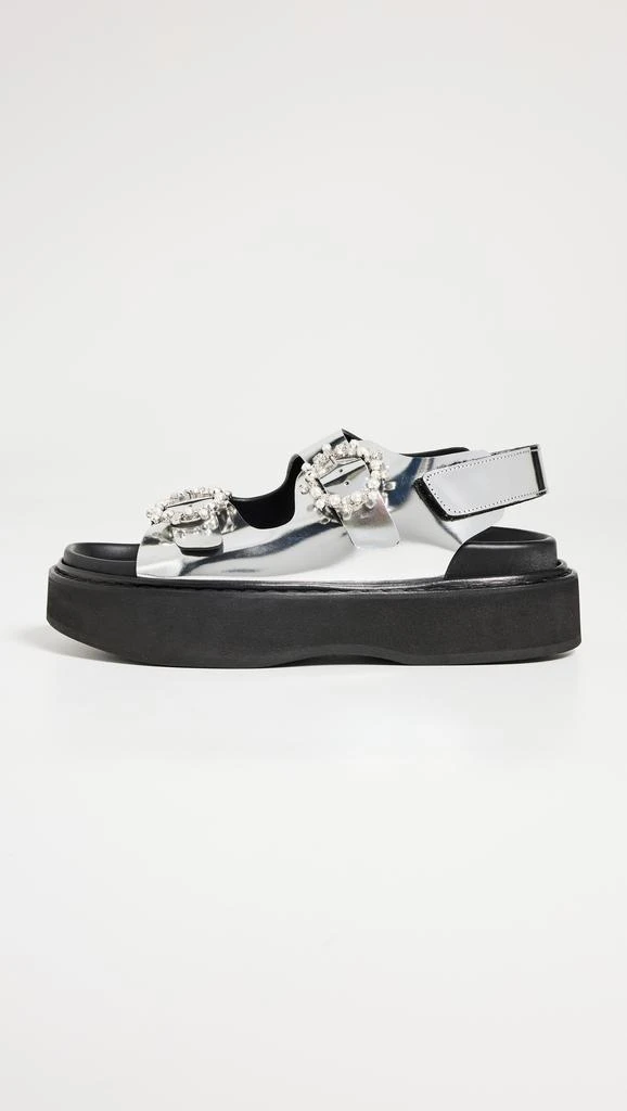 Simone Rocha Platform Sandals With Buckle 6